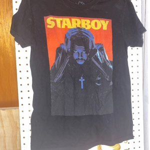 The Weeknd Star Boy Tour Tee shirt Womens size small
